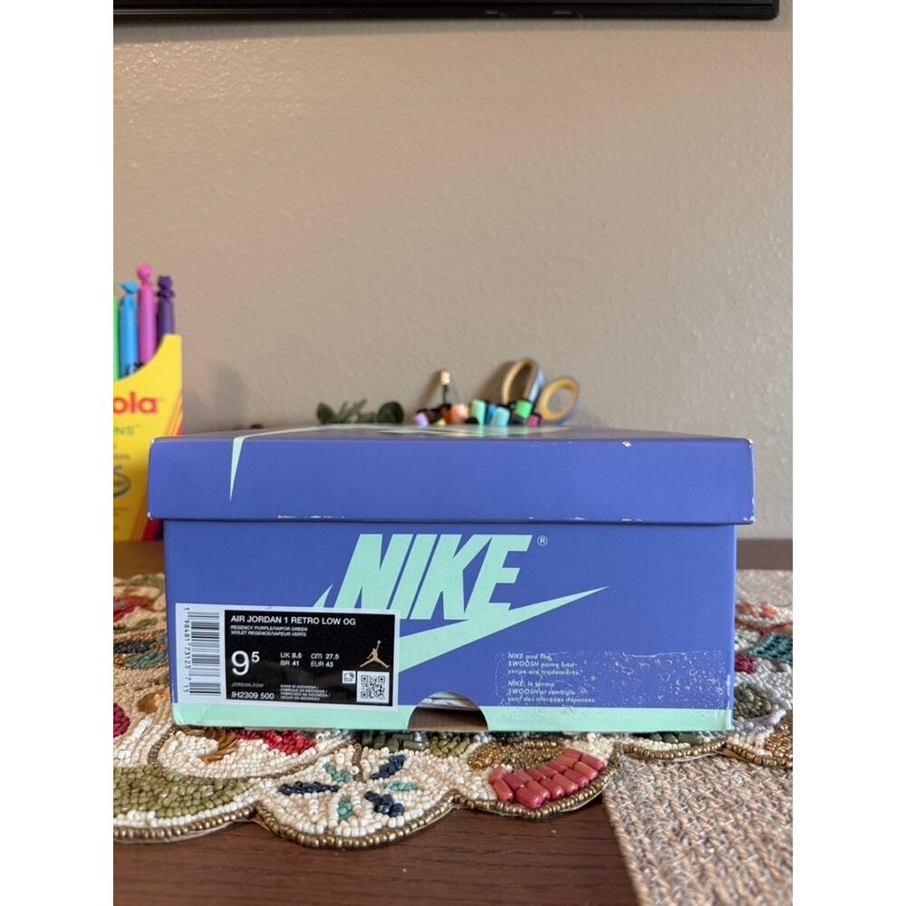 Jordan 1 Retro Low OG Zion Williamson Voodoo Alternate Regency Purple IH2309 500 - Picture 8 of 8